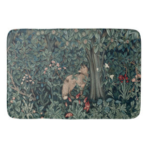 William Morris Woodland Tapestry Fox Bath Mat