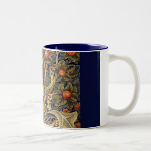 William Morris Woodpecker Pre-Raphaelite Two-Tone Coffee Mug