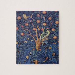 William Morris Woodpecker Tapestry Arts & Crafts  Jigsaw Puzzle
