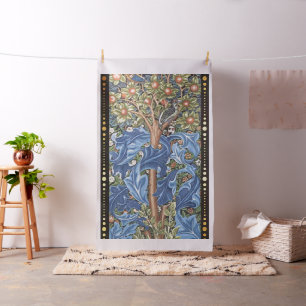 William Morris Woodpecker Tapestry Floral Vintage Fabric