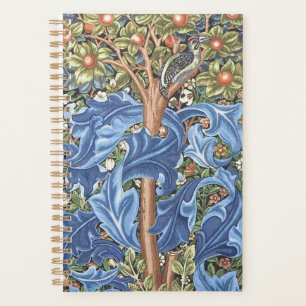 William Morris Woodpecker Tapestry Floral Vintage Planner