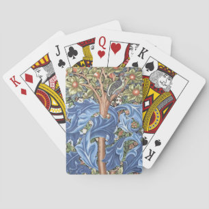 William Morris Woodpecker Tapestry Floral Vintage Playing Cards
