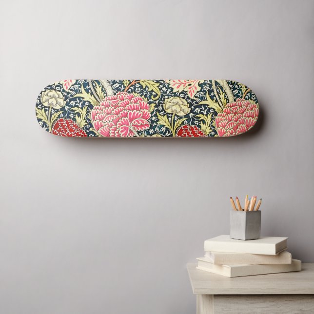 William Morris's Cray famous pattern Skateboard (Wall Art (Horz))