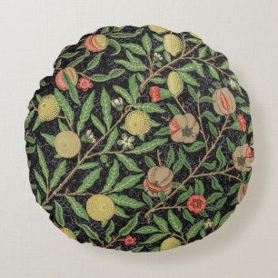 William Morris's Four fruits (1862) famous pattern Round Cushion