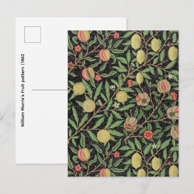 William Morris's Fruit pattern (1862)  Postcard (Front/Back)