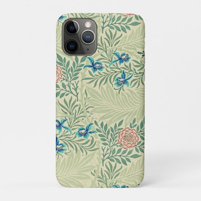 William Morris's Larkspur famous pattern   Case-Mate iPhone Case (Back)