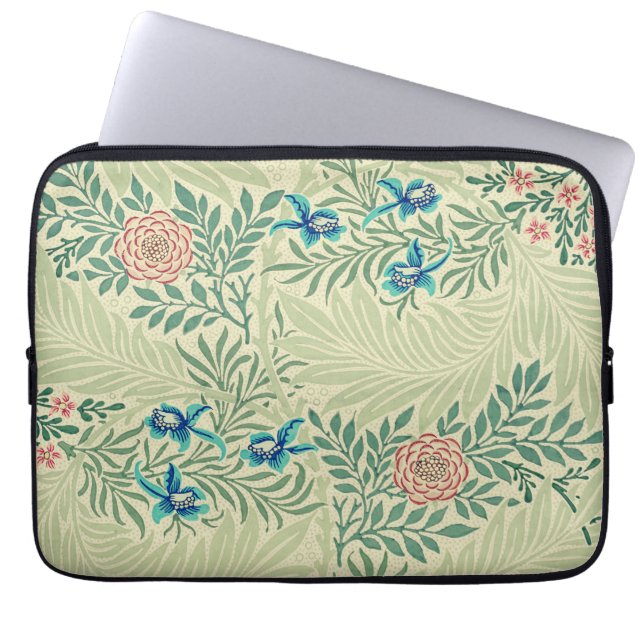 William Morris's Larkspur famous pattern  Laptop Sleeve (Front)