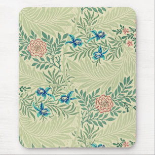 William Morris's Larkspur famous pattern   Mouse Pad