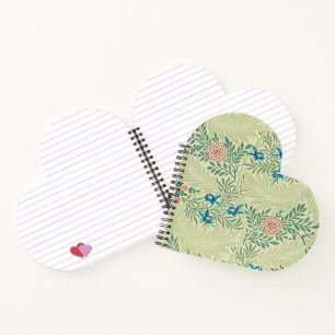 William Morris's Larkspur famous pattern Notebook