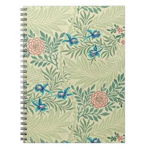 William Morris's Larkspur famous pattern  Notebook
