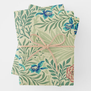 William Morris's Larkspur famous pattern  Wrapping Paper Sheet