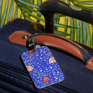 William Morris's Medway famous pattern Luggage Tag