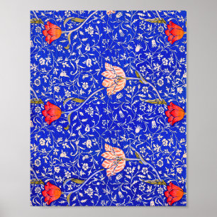 William Morris's Medway famous pattern Poster