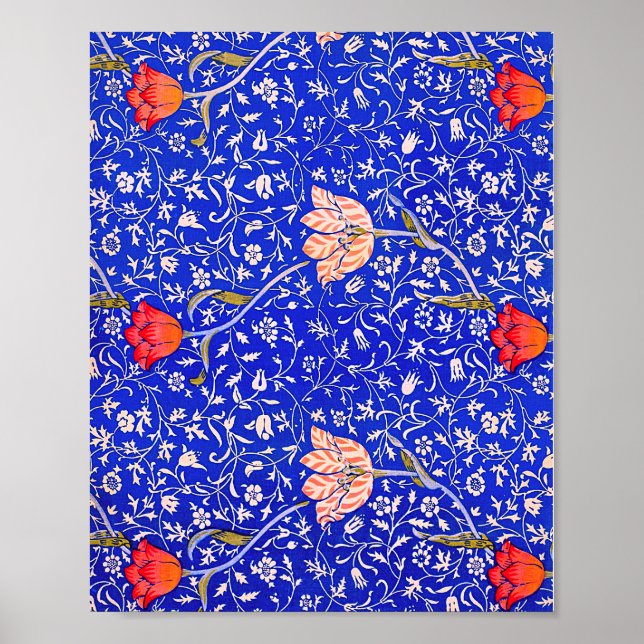 William Morris's Medway famous pattern Poster (Front)