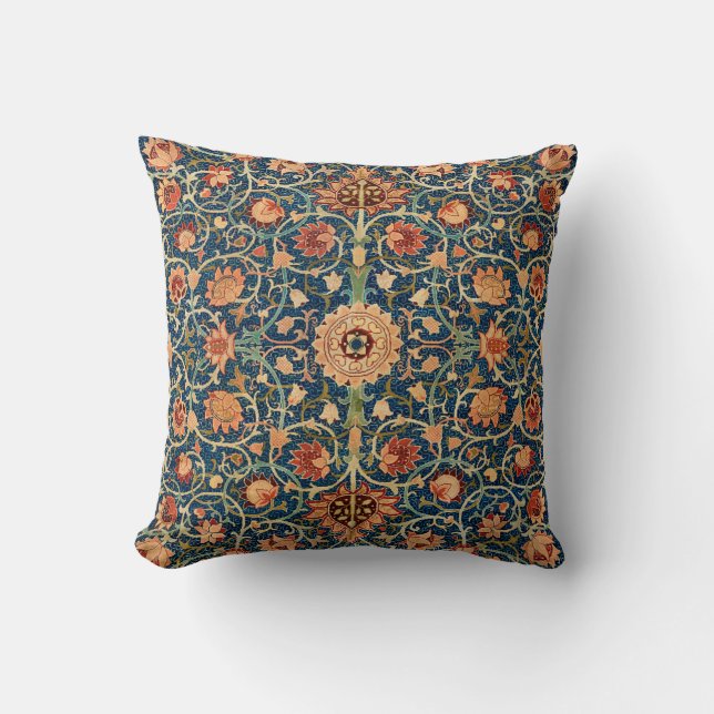 William Morris's Pattern | Holland Park Carpet Cushion (Front)