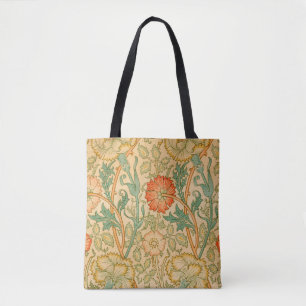 William Morris's Pink and Rose famous pattern Tote Bag