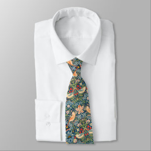 William Morris's Strawberry Thief patterned Tie