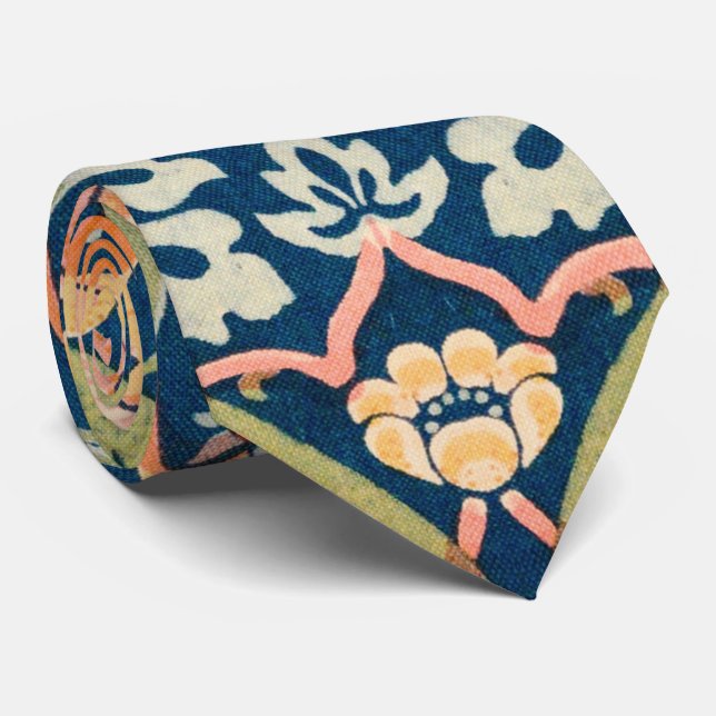 William Morris's Strawberry Thief Tie (Rolled)