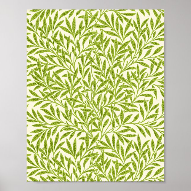 William Morris's Willow pattern Poster (Front)