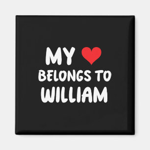 William - My Heart Belongs To William - Love Magnet
