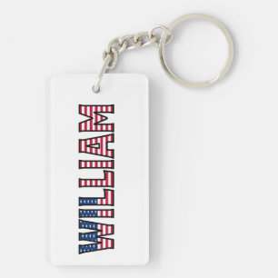 William Name Vorname USA Flagge Anhänger Schlüssel Key Ring