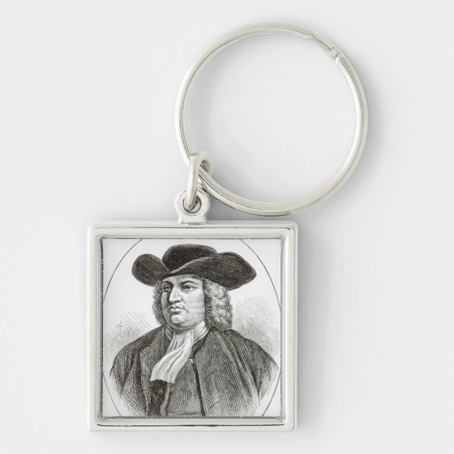 William Penn  engraved by Josiah Wood Whymper Key Ring (Front)