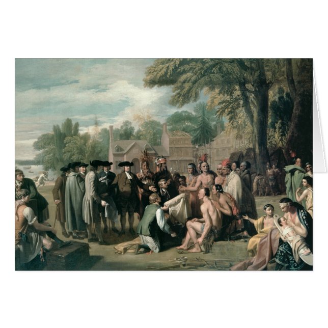 William Penn's Treaty with the Indians in (Front Horizontal)