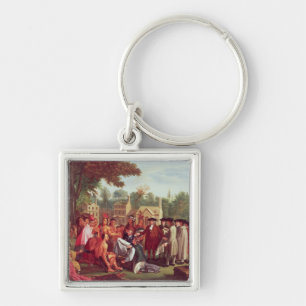 William Penn's Treaty with the Indians in 1683 Key Ring