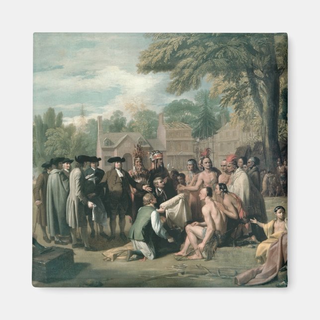 William Penn's Treaty with the Indians in Magnet (Front)