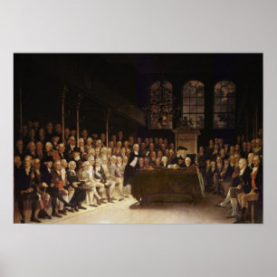 William Pitt addressing the House Poster