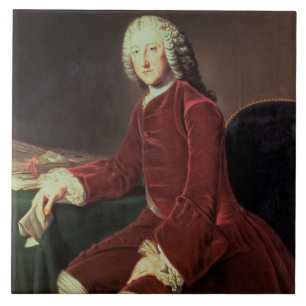 William Pitt the 'Elder', later 1st Earl of Chatha Ceramic Tile