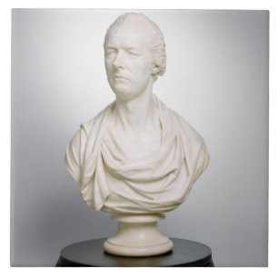 William Pitt the Younger (1759-1806) 1807 (marble) Tile