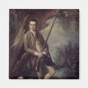 William Poyntz of Midgham and his Dog Amber Magnet