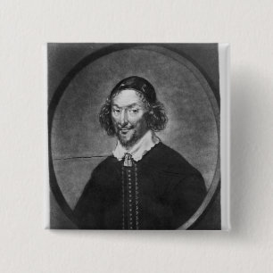 William Prynne illustration 15 Cm Square Badge