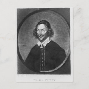 William Prynne  illustration Postcard
