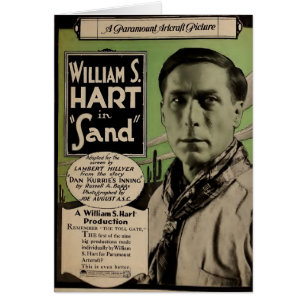 William S. Hart 1920 silent movie exhibitor ad