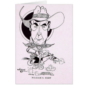 William S. Hart caricature