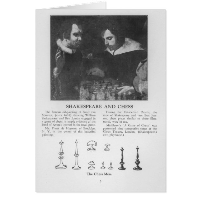 William Shakespeare  and Ben Jonson (Front)