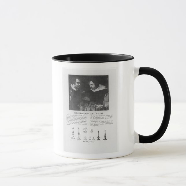 William Shakespeare  and Ben Jonson Mug (Right)
