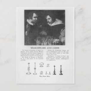 William Shakespeare and Ben Jonson Postcard