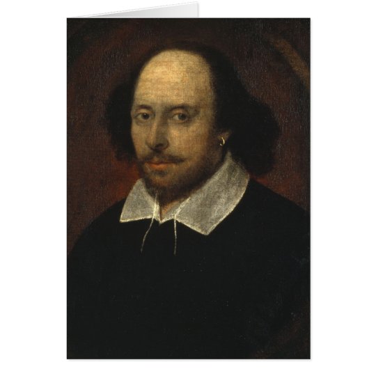 William Shakespeare Blank Card