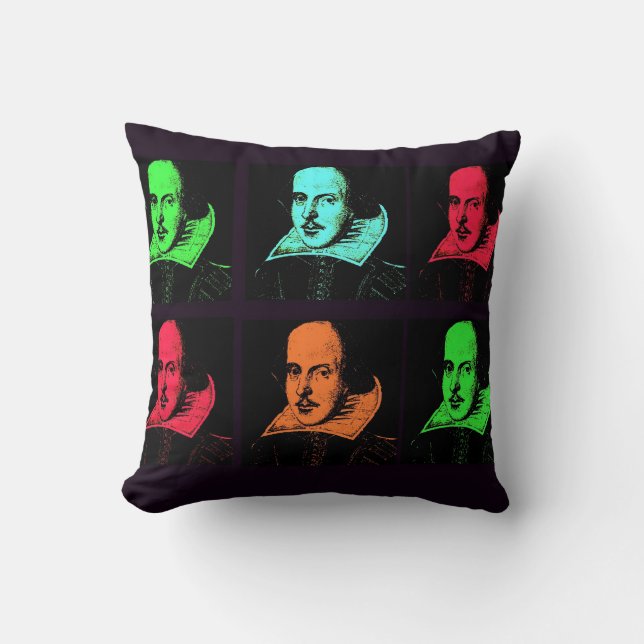 William Shakespeare Cushion (Front)