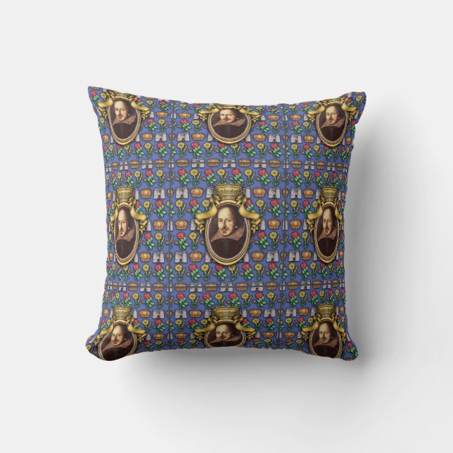 William Shakespeare Cushion (Front)