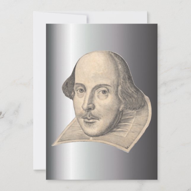 William Shakespeare Invitation (Front)