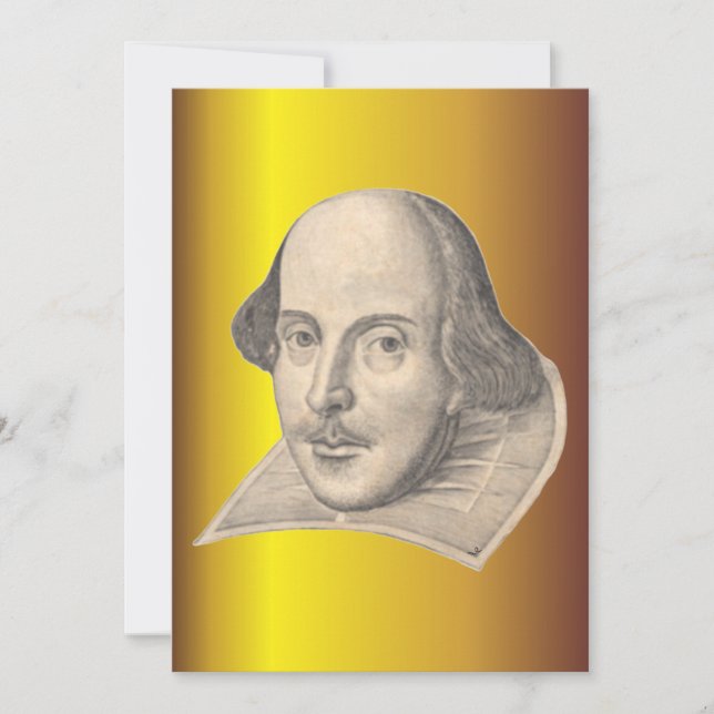 William Shakespeare Invitation (Front)