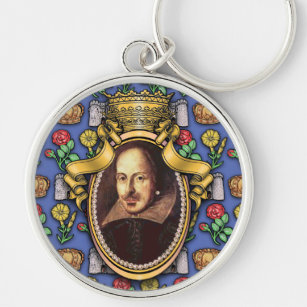 William Shakespeare Key Ring