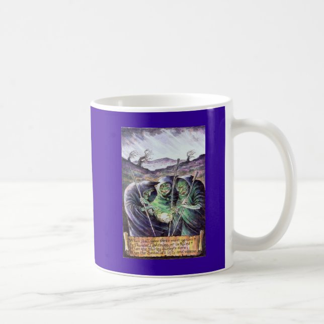 William Shakespeare Macbeth Witches Mug (Right)