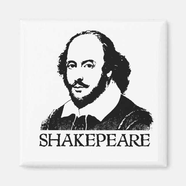 William Shakespeare Magnet (Front)