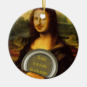 William Shakespeare Parody Ceramic Tree Decoration