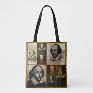 William Shakespeare Polyester Tote